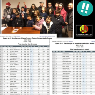 Lecce-Scacchi-ASD-I°-torneo-Semilampo-beneficenza-babbo-natale-giallo-rosso-30-dicembre-2024-lecce